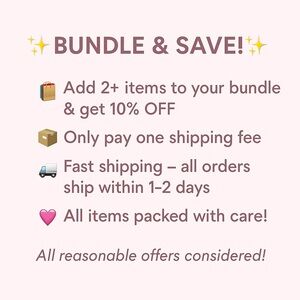Bundle and Save Offer